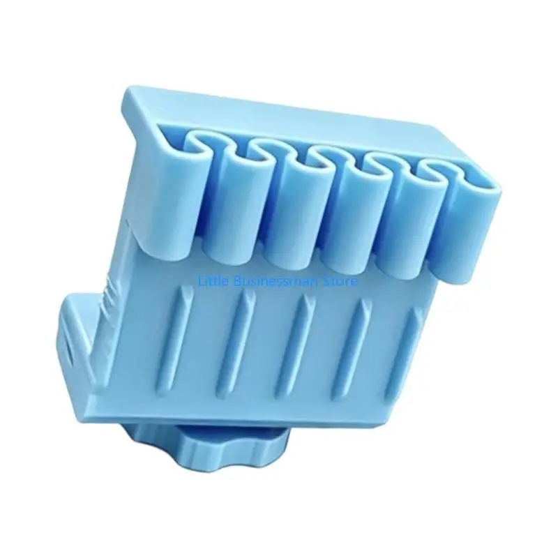 Klemmkabelhalter mit 5 Schlitzen für Schreibtische, kompakter Kabel-Organizer-Clip für USB-Kabel, Musikleitungen und Ladekabel – Detail 10