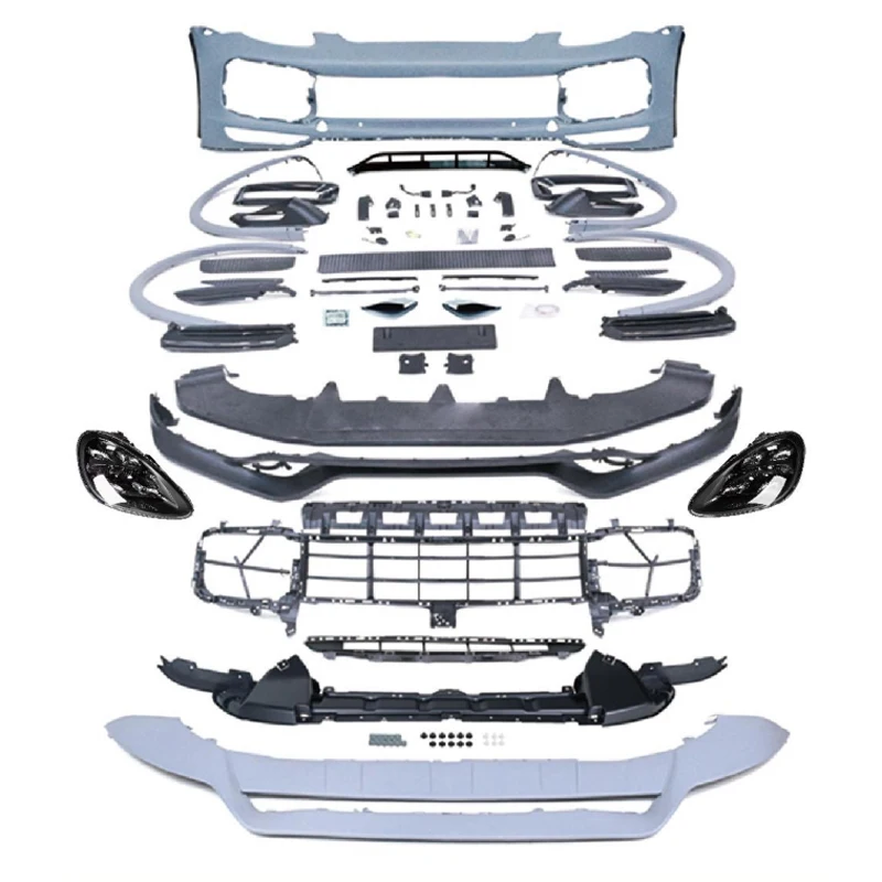 

For9y0.1 Turbo+TKT Front Bumper Kit for 2011-2013 for Porsche Cayenne Performance Parts with Easy Upgrade Installation