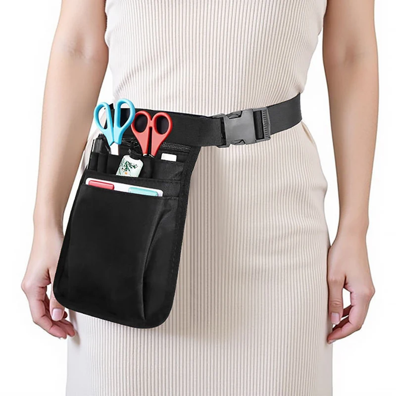 Набор парикмахерских инструментов, большая вместительная водонепроницаемая многофункциональная поясная сумка для медсестры, сумка для хранения инструментов для парикмахера, поясная сумка для ухода за домашними животными