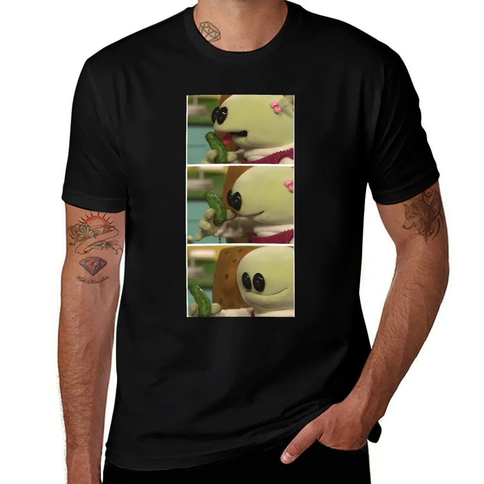

Nanalan Vs. Cucumber X3 T-Shirt man t shirt heavy cotton essential t shirt T-Shirt