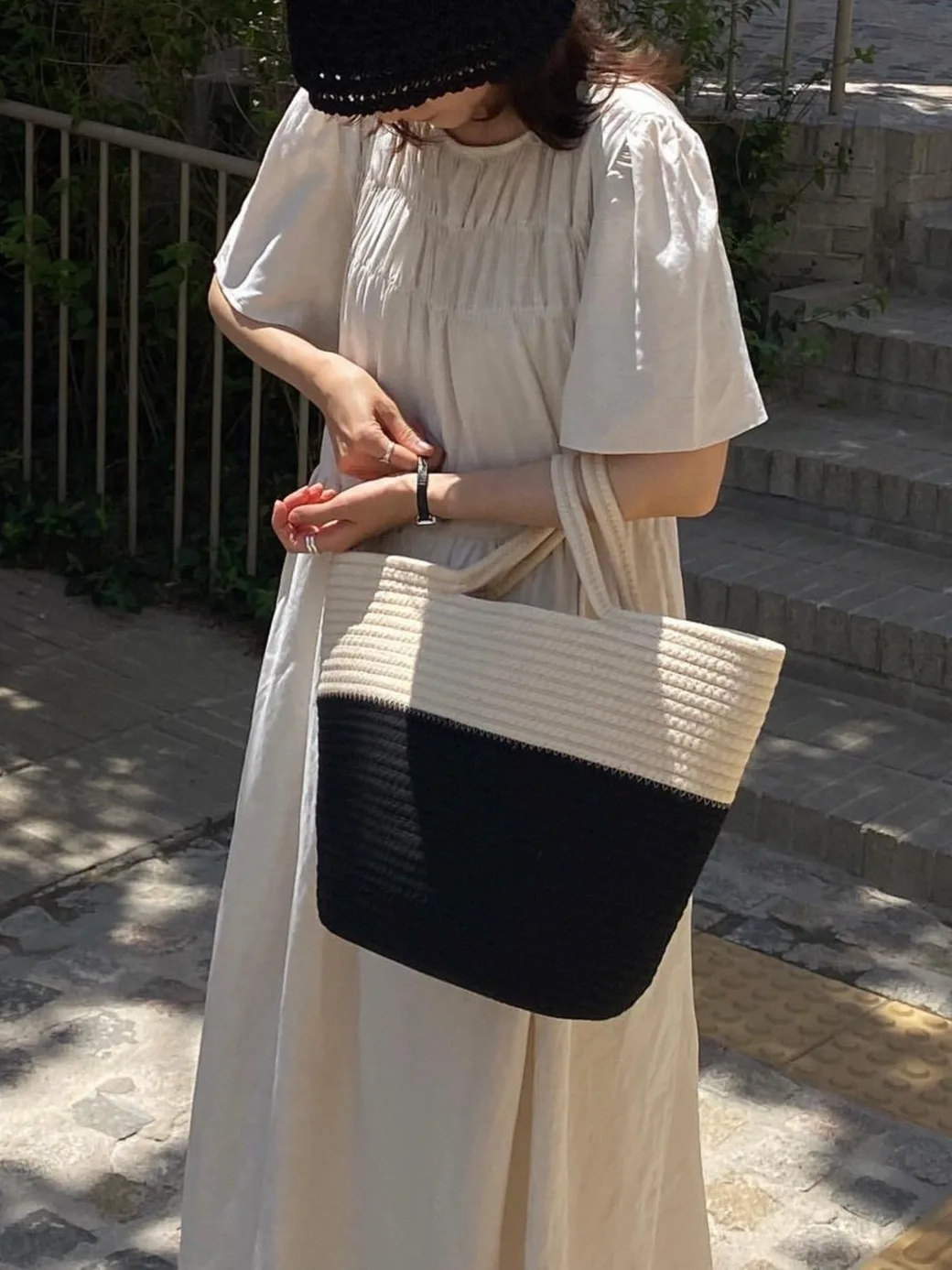 Robe bleue taille haute pour femmes, style coréen, ronde, plissée, amincissante, longue Dr, confortable, pour les déplacements, bulle Sve A-L...