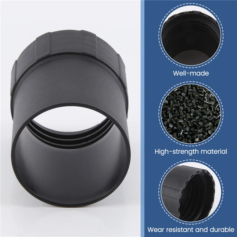 ABRG-conector de Host de aspiradora Industrial, adaptador de manguera de conexión de 53/58Mm y Host para manguera de rosca, Par de aspiradora de 50Mm/58Mm