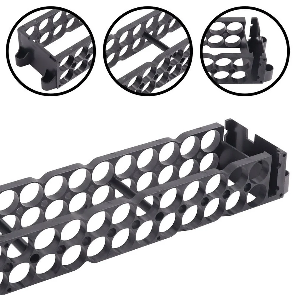 Shockproof ABS Battery Holder Bracket For Xiaomi Electric Scooter Secure Mounting Frame Replacement Part Black Accessory
