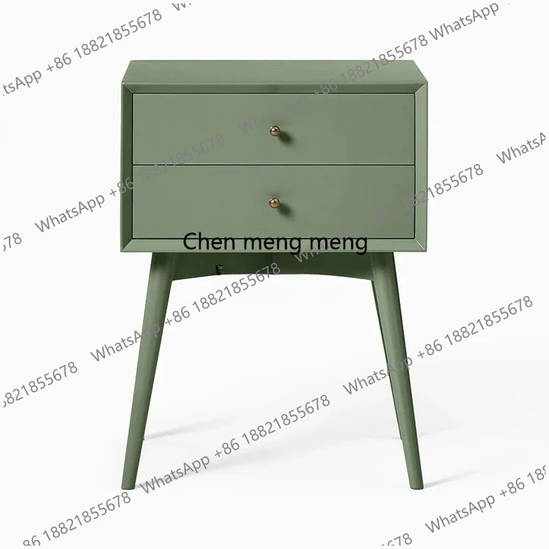 

Modern minimalist Nordic American minimalist double pumping bedroom bedside table