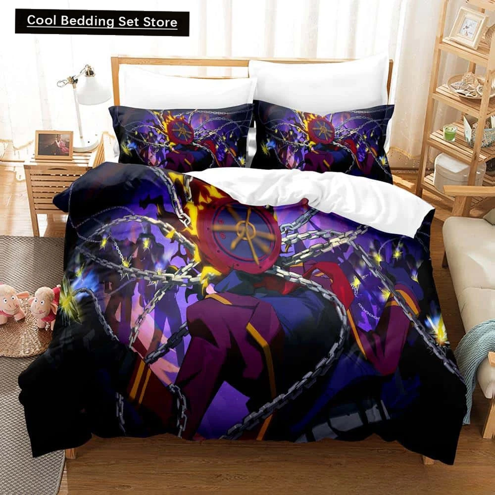 Fashion 3D Print Game Limbus Company Bedding Set Cartoon Anime three-piece set Adult Kid Bedroom Duvet cover Sets Home Textiles