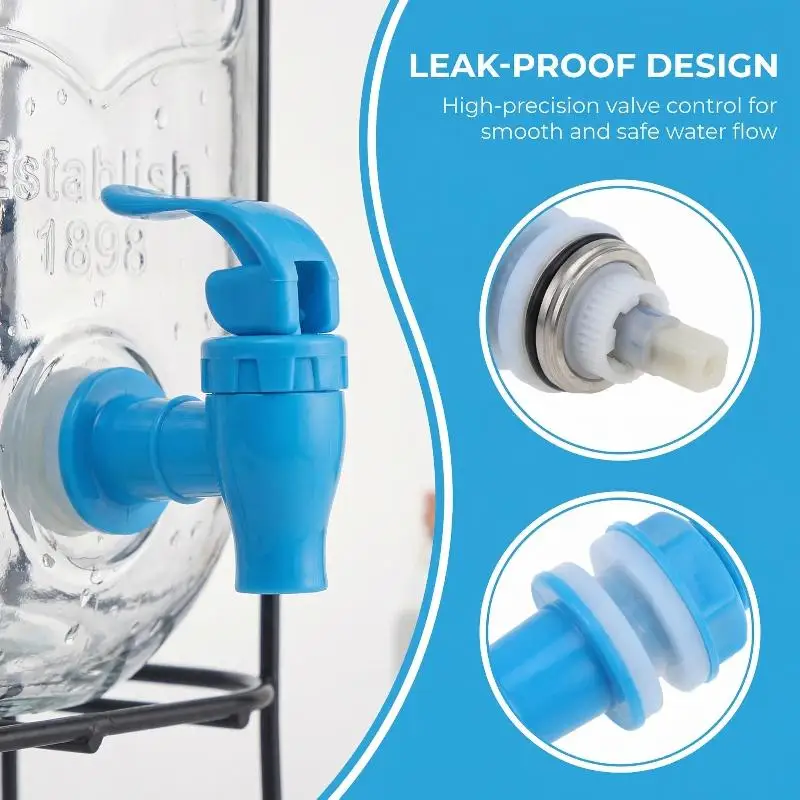 17mm PP anti particle leakage faucet with filter valve water dispenser 1/5 glass bottle bucket water tank faucet
