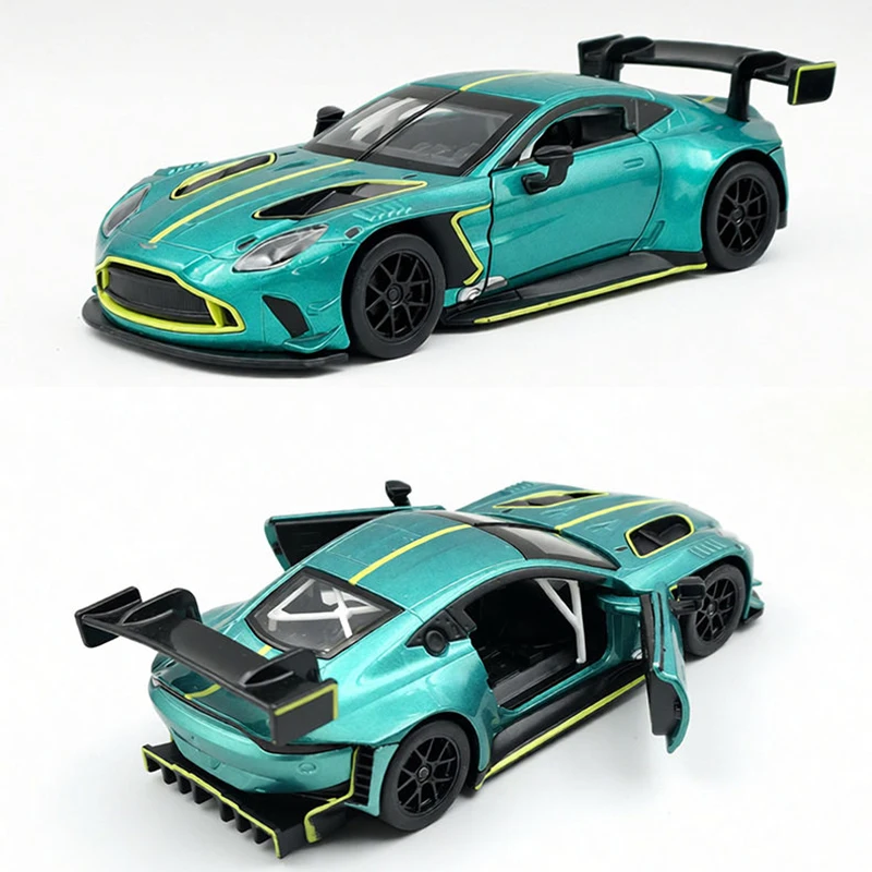 

Модель автомобиля Aston Martin VANTAGE-GT3 из сплава, масштаб 1:31, с подставкой для демонстрации, коллекционная игрушка, украшение, подарок для мальчика