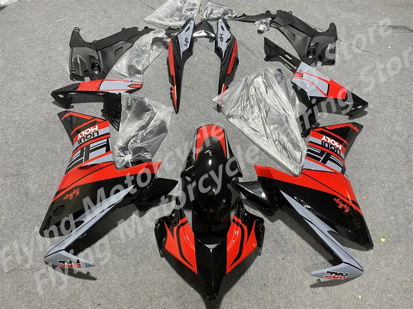 Motorcycle Fairings Kit for HONDA CBR500 13 14 15 years CBR500 2013 2014 2015 Fairing Red  Black