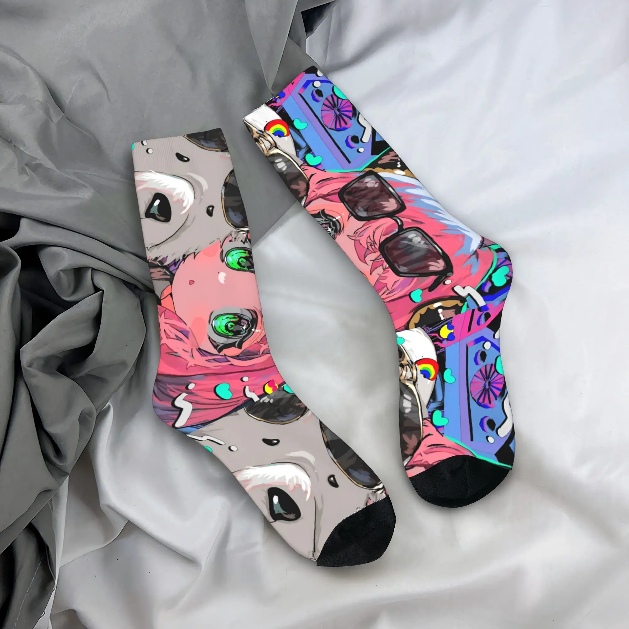 

Custom Funny S-Spyes Socks Women Men Warm 3D Printing Basketball Sports Socks