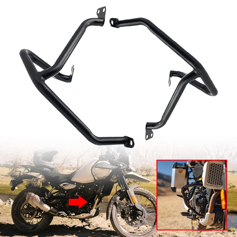 

Motorcycle CNC Accessories Frame Bumper Anti-Crash Bar Frame Protection Bumper Fit For Himalayan 450 452 Himalayan450 2024 2025
