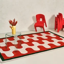Carpet for Living Room Modern Fashion IG Chessboard Advanced Bedroom Large Area Decorative Rug Thick Trendy Art Mat Ковер Tapis