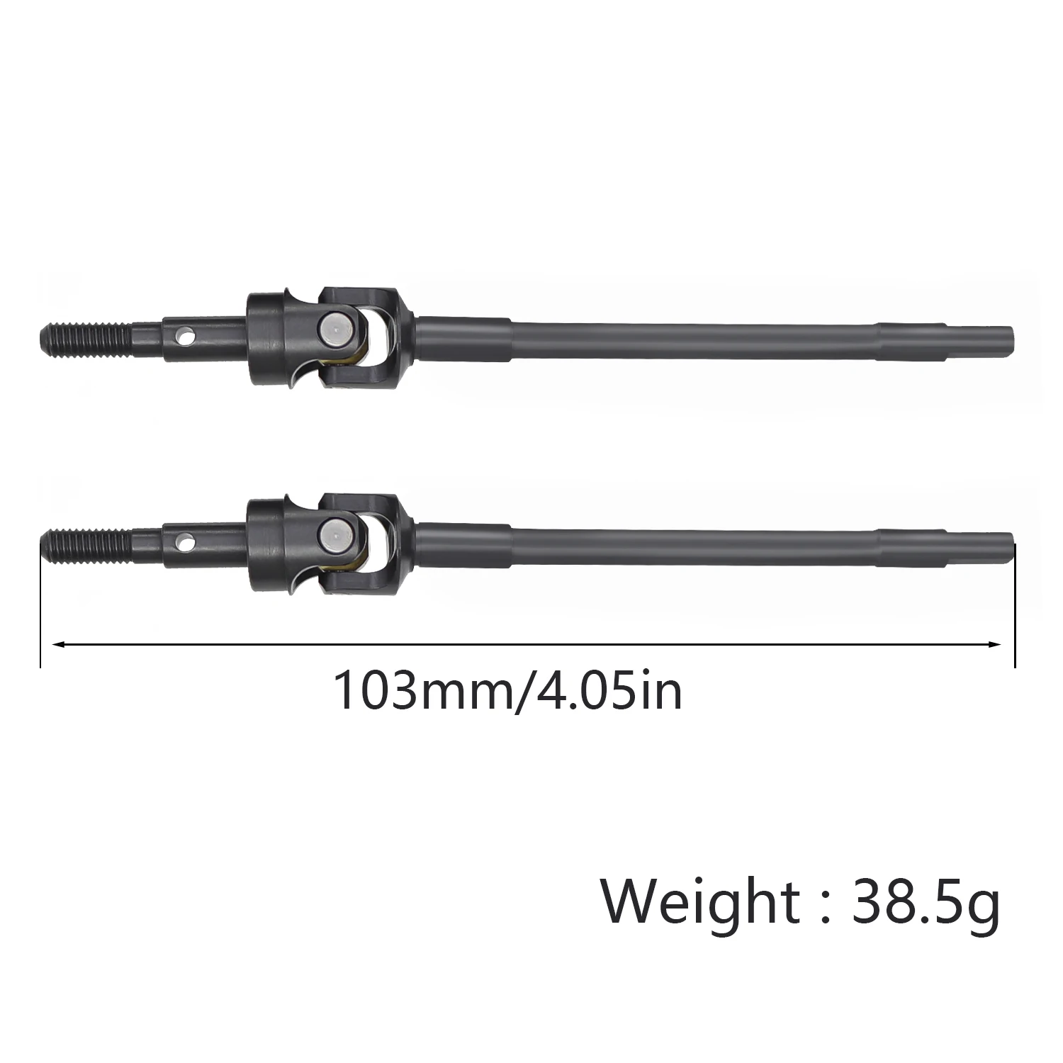 CNC Hard Steel Front CVD Drive Shaft For 1/10 Axial SCX10 I Straight Front Axle RC Crawler Car Replacement Upgrade Parts