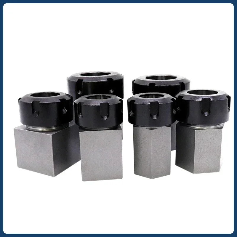 

Square ER25 ER32 ER40UM Collet Chuck Block Hard Steel Hex ER Spring Chuck Seat CNC Lathe Tools Fixture Milling Machine Holder