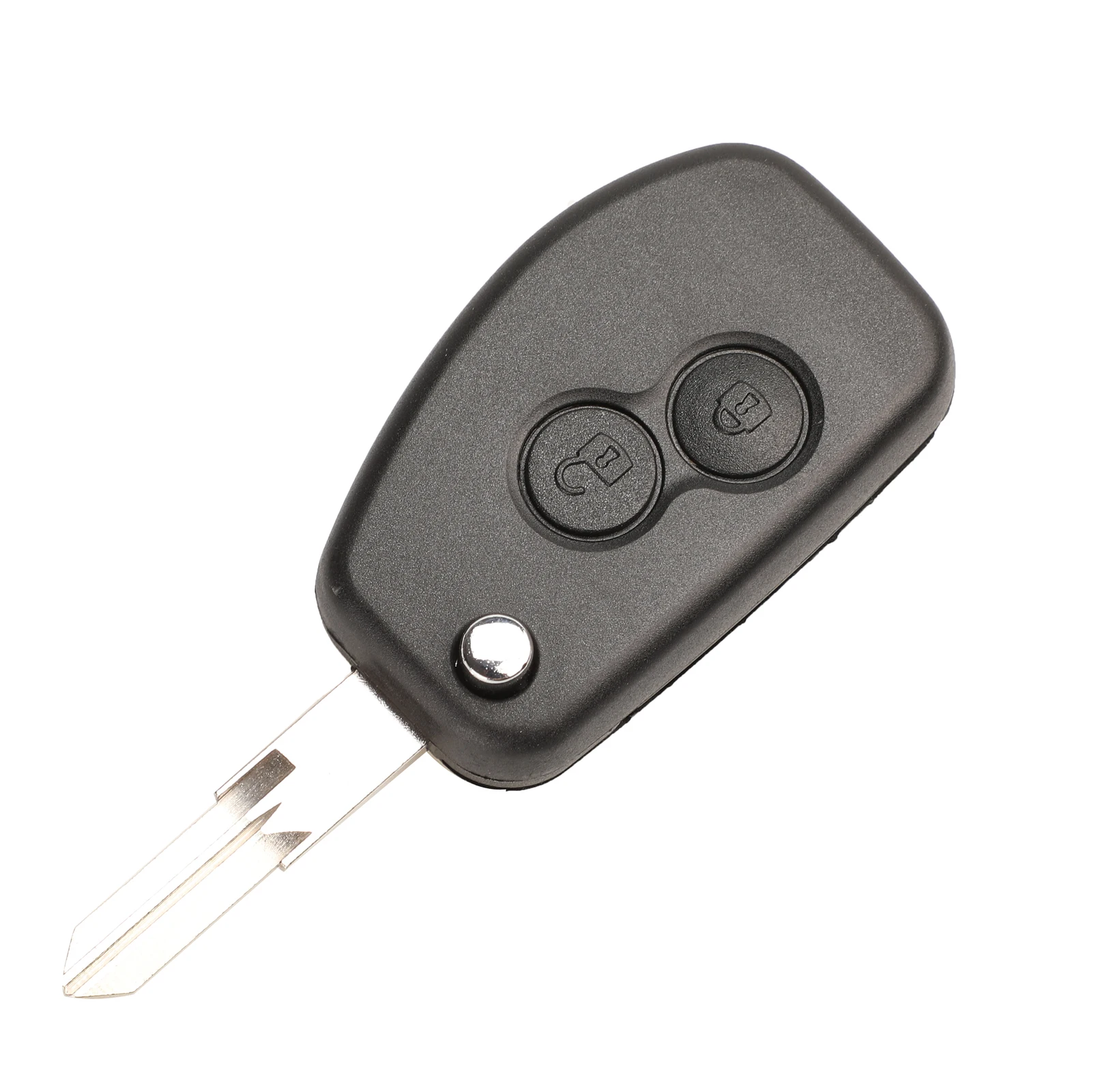 jingyuqin 2/3 Button Modified Remote Car Key Shell For Renault Megane Dacia Modus Espace Duster Clio VAC102 /NE72 Blade Replace