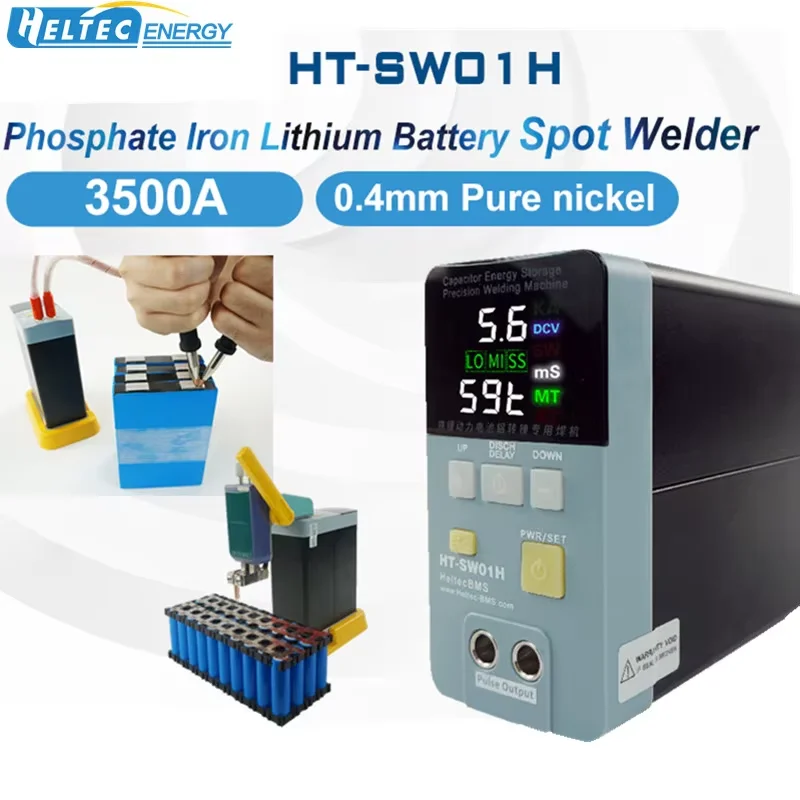 Heltec 3500A High Current Pulse Spot Welding Machine for LTO/18650/LiFePO4 Batteries –Can Weld Aluminum & Nickel