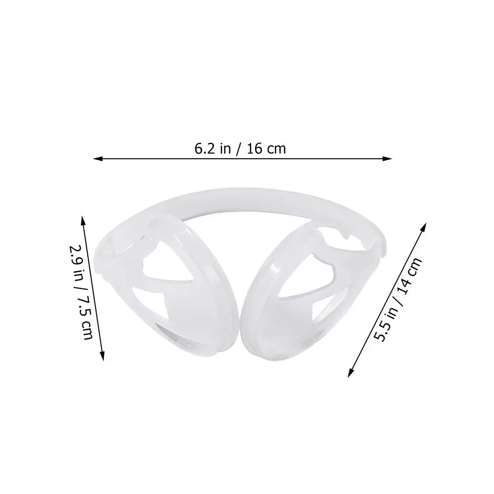 4 pcs Plastic Frame Holder Diy Earmuff Frame Rack For Winter Warm Earmuff Making Craft Protective Ear Cover Tools