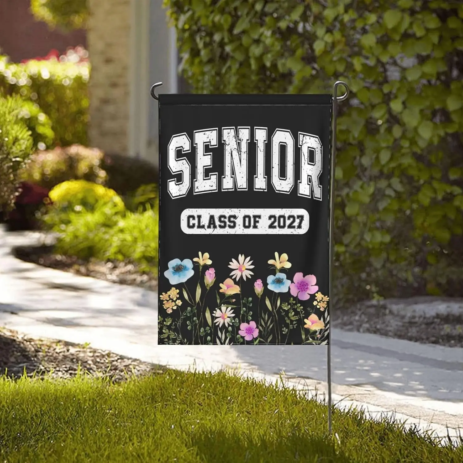 Senior 2027 flag Class Of 2027 Seniors Graduation 12x18 Garden Banner No Flagpole yyi