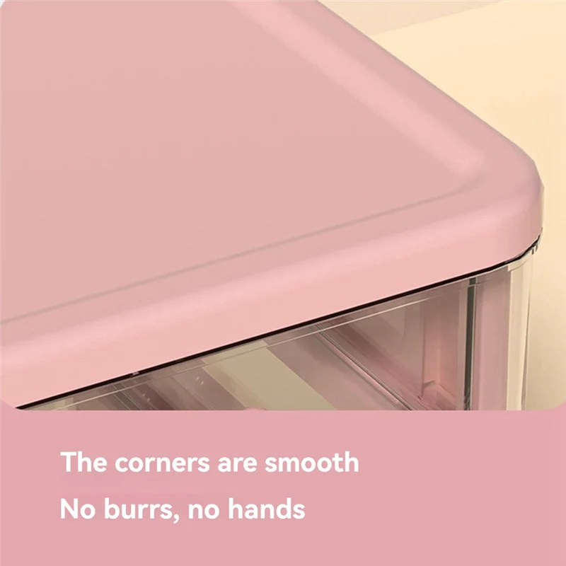 

LLCS-Large Capacity Makeup Organizer Drawer-Plastic Storage Box For Makeup&Office Supplies, Lipstick Holder Included(5 Layer)