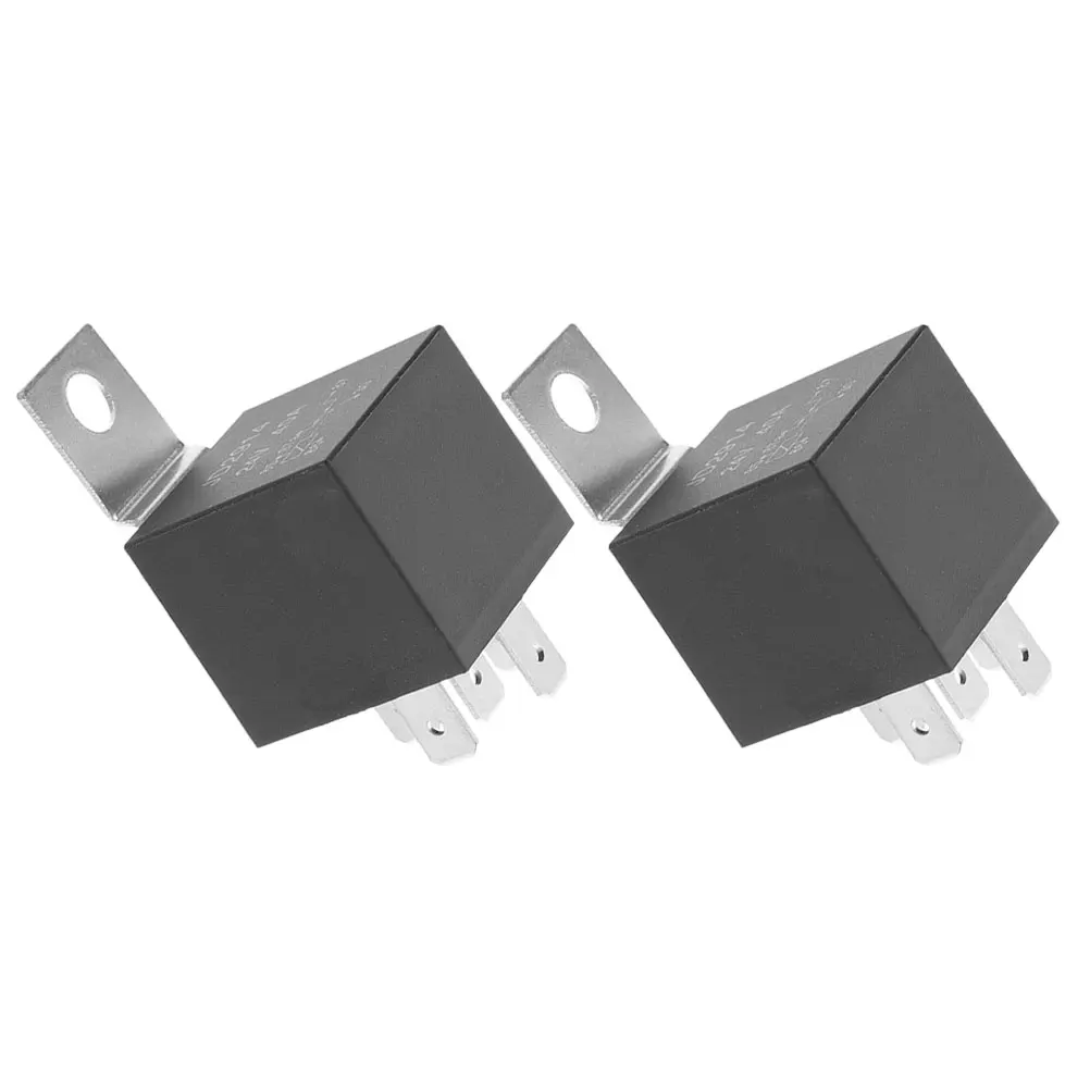 

2pcs Waterproof Relay 24V 40A Car Starter Truck Marine Copper Coil 5Pin Stable Reliable Replacement Accessories Automotive Part