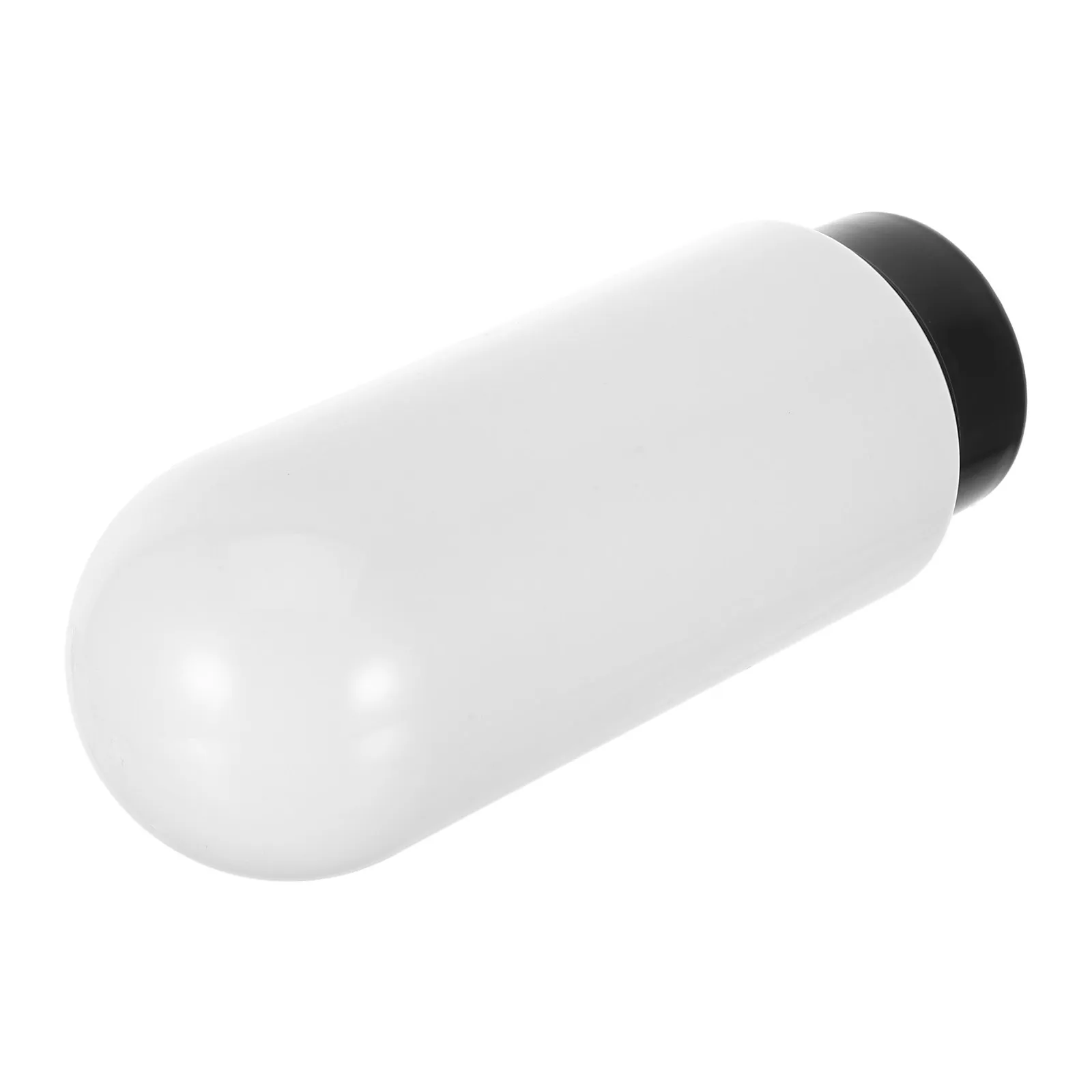 Modern Cylindrical Lamp Shade for Outdoor Garden Threaded Design Light Bulb Cover Replacement Patio Street Light Decoration