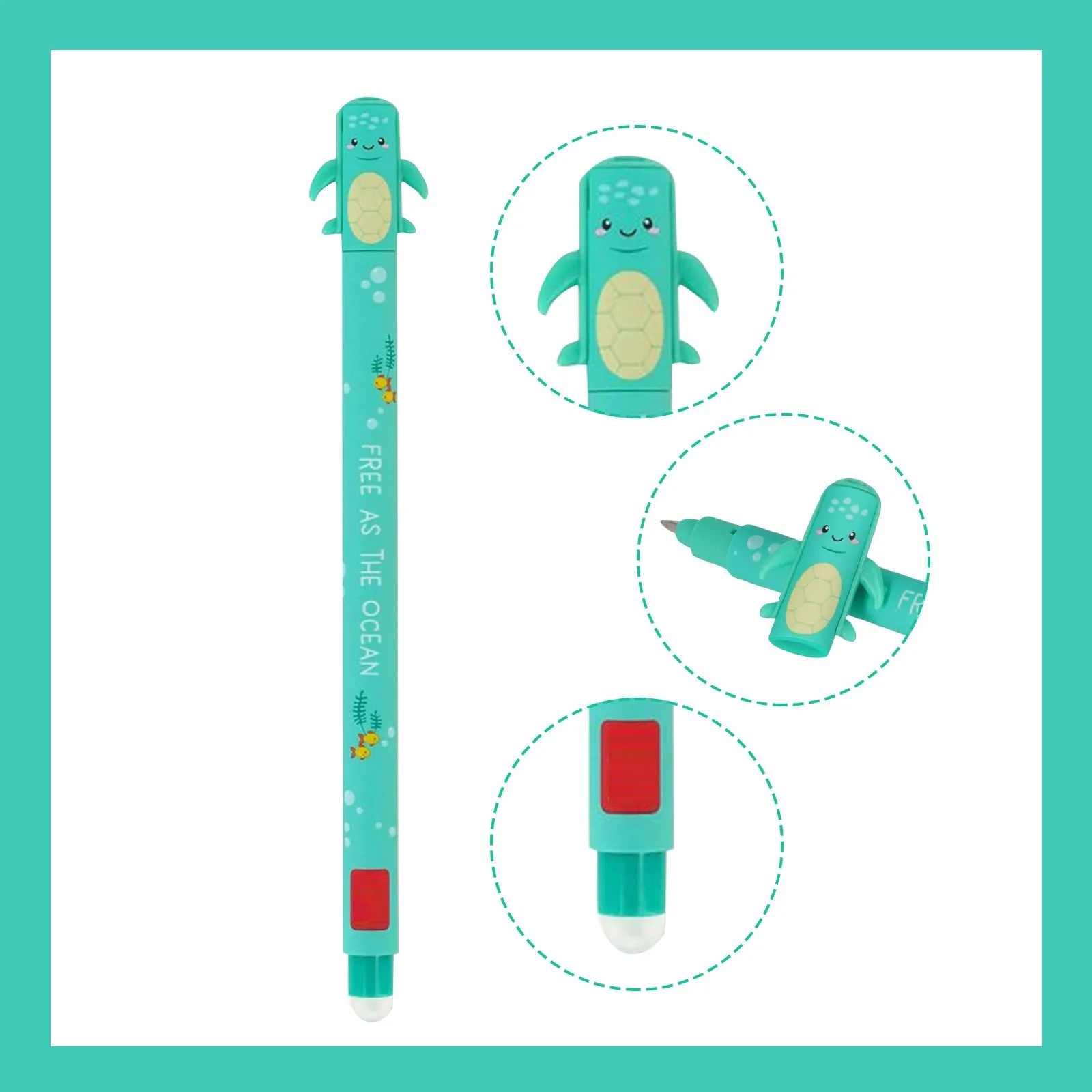 3/6 قطعة/المجموعة Generisch مجموعة أقلام قابلة للمسح طبعة خاصة 3 أقلام مثالية لطيف 1 مللي عبوة ، أفضل هدية للطلاب