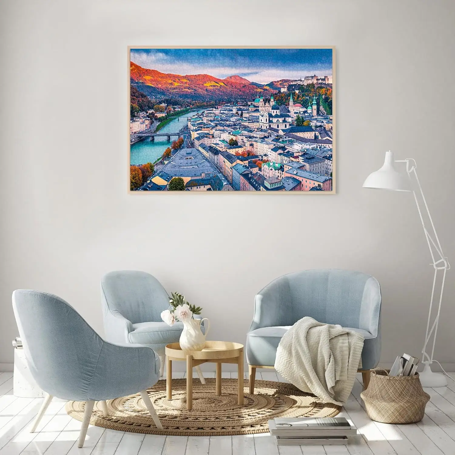 300/500/1000 шт. головоломка Mozart Hometown деревянная головоломка для Gameroom спальня декор гостиной праздник праздничный подарок