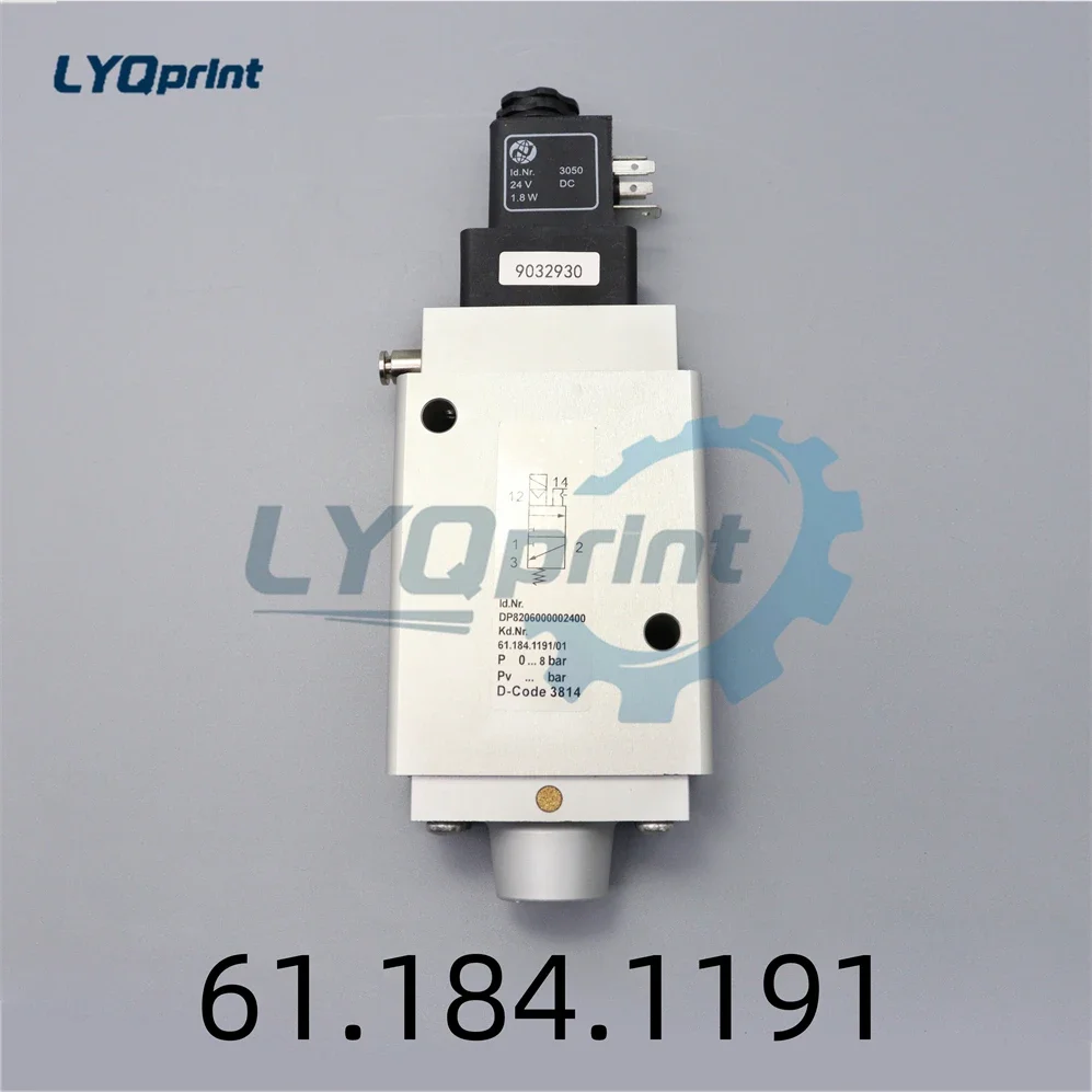 Reliable 1 Piece Best Quality 61.84.1191 Solenoid Valve For Heidelberg Offset Printing Machine