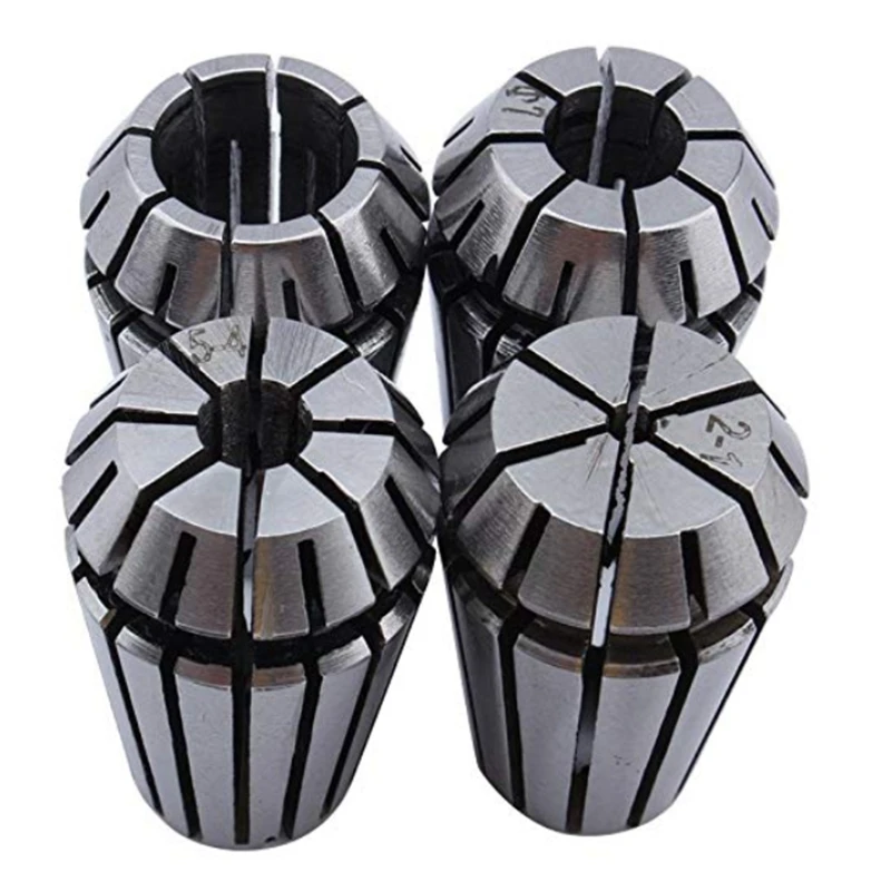 -FTGT 10PCS Spring Collet ER16 Collet Chuck Motor Shaft Extension Rod Spindle Collet Lathe Tools Holder Inner 10MM