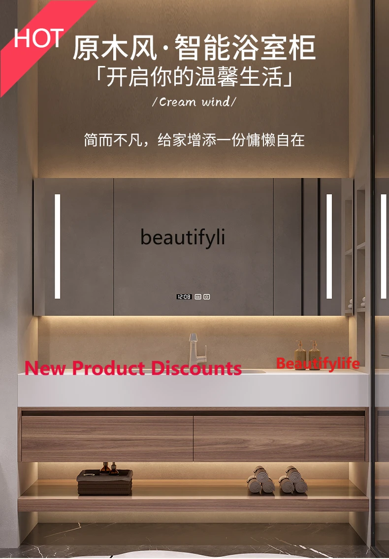 

MM45 Whole Washbin Bathroom Cabinet New Chinese Style Washstand Bathroom Washbasin Cabinet Combination