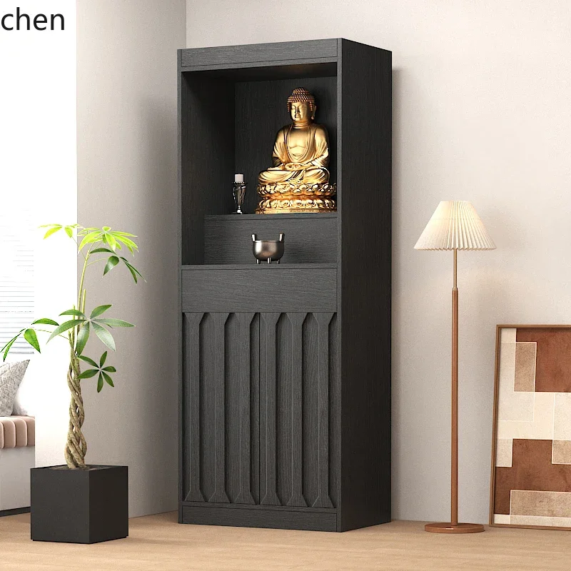 H1Fotai New Chinese Solid Wood God of Wealth Sacrifice Table Shentai Shentai Gongtai Buddhist Cabinet