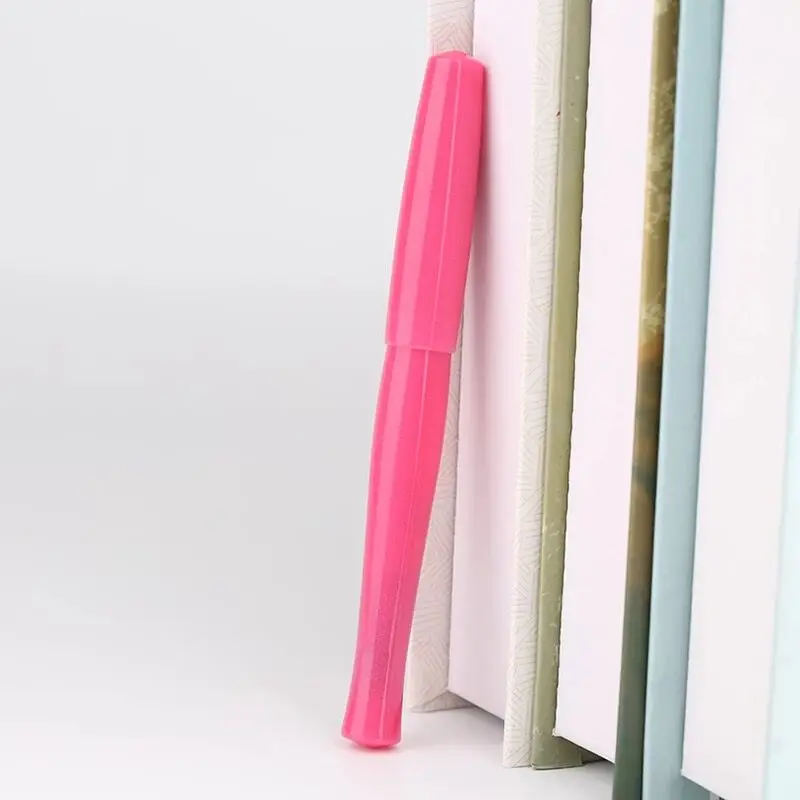 Penbbs 323 Colored Matte Chocolate Fountain Pen Blade F 0.5MM with Ink Absorber Large Pointed Gift Student Pen Office Supplies