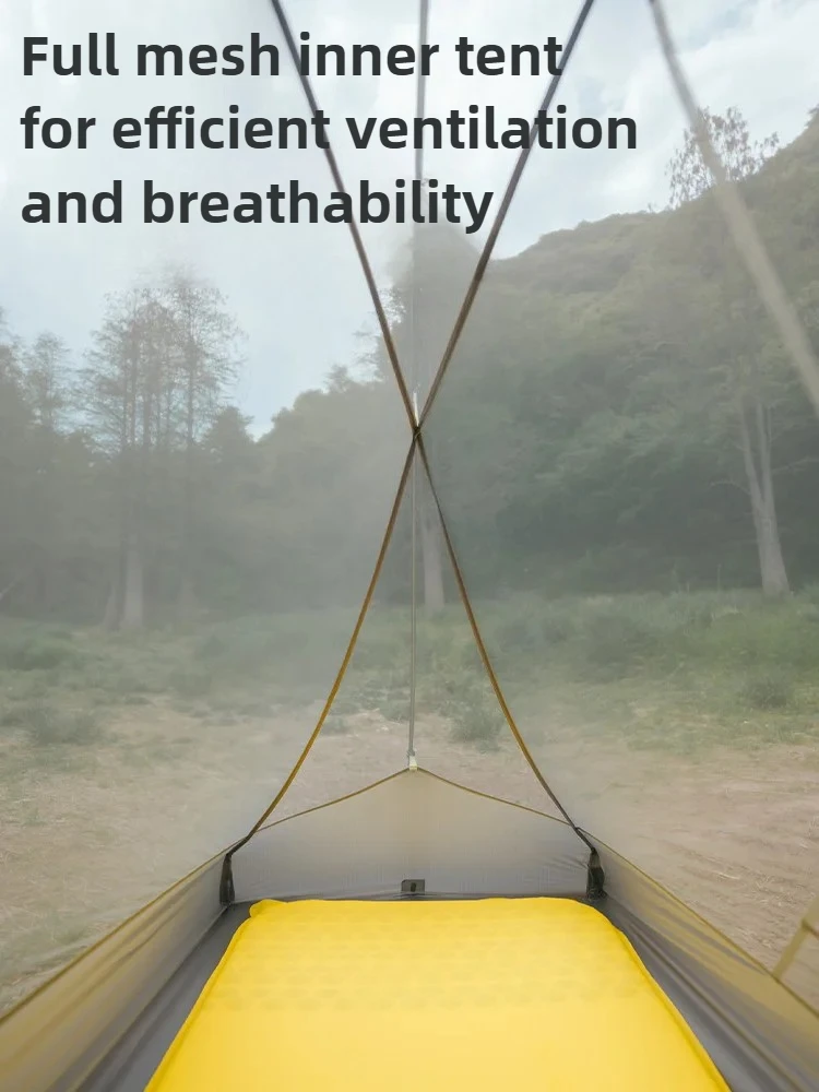 Naturehike ستار تريل EXT خيمة تخييم خفيفة للغاية واحدة المشي لمسافات طويلة في الهواء الطلق خيمة مقاومة للماء 10D النايلون الدراجات الظهر خيمة #5