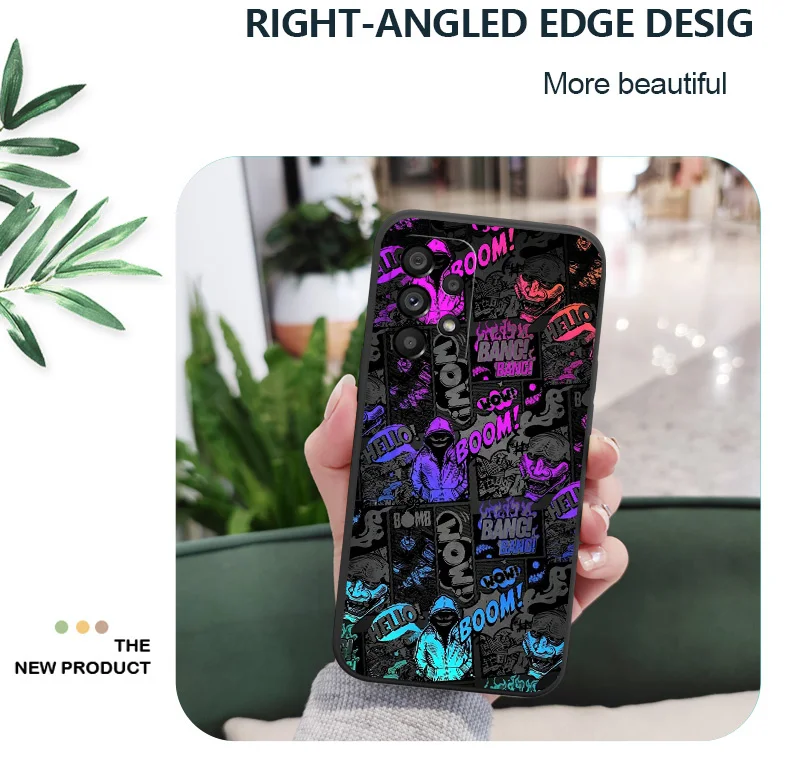 Blackface Clown Hülle für Samsung Galaxy A73 A53 A33 A23 A13 A72 A52 A52S A32 A22 A12 A71 A51 A31 A21S 4G 5G Cover – Detail 6