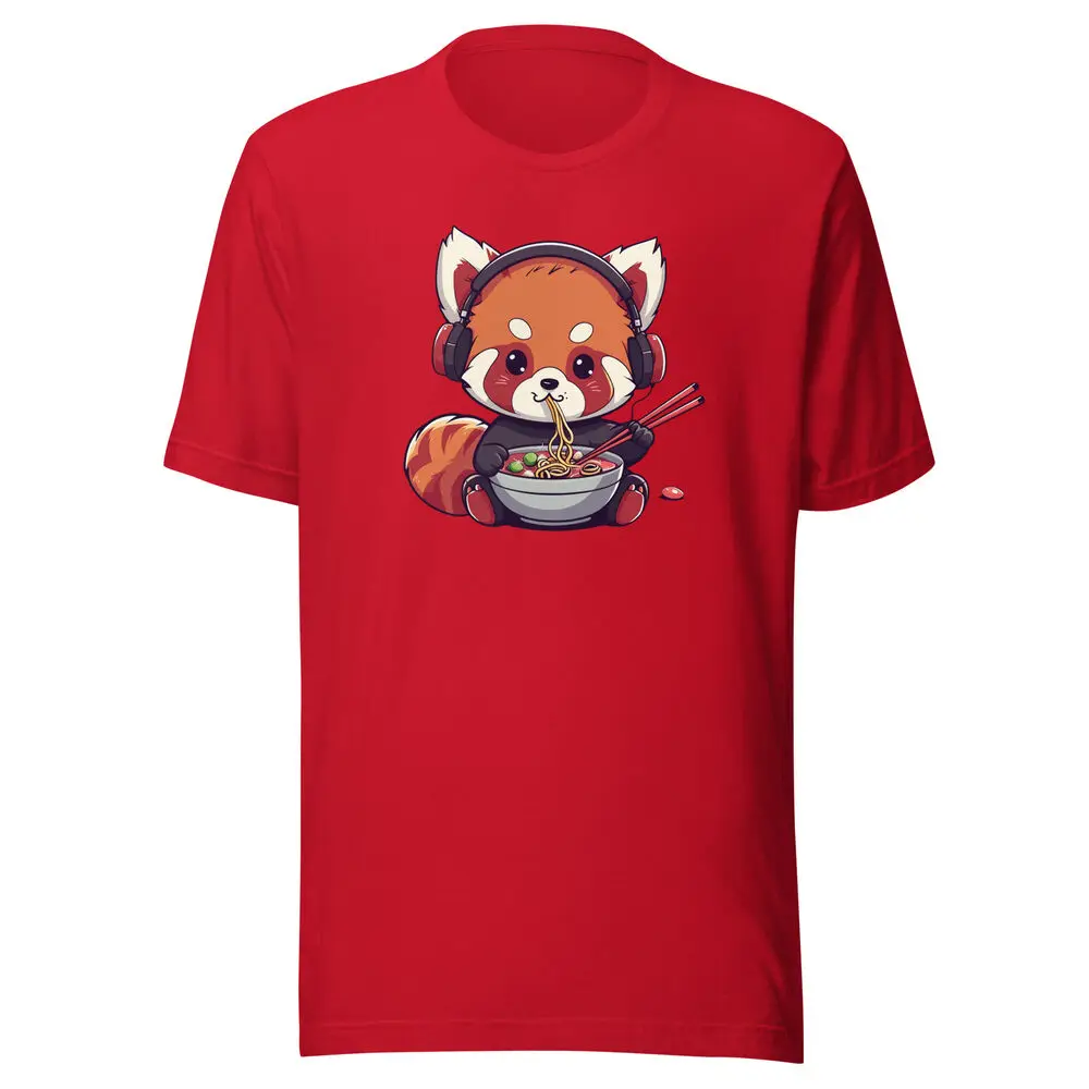 Ramen Red Panda Tee | Cute Graphic T-Shirts | kawaiitees.com