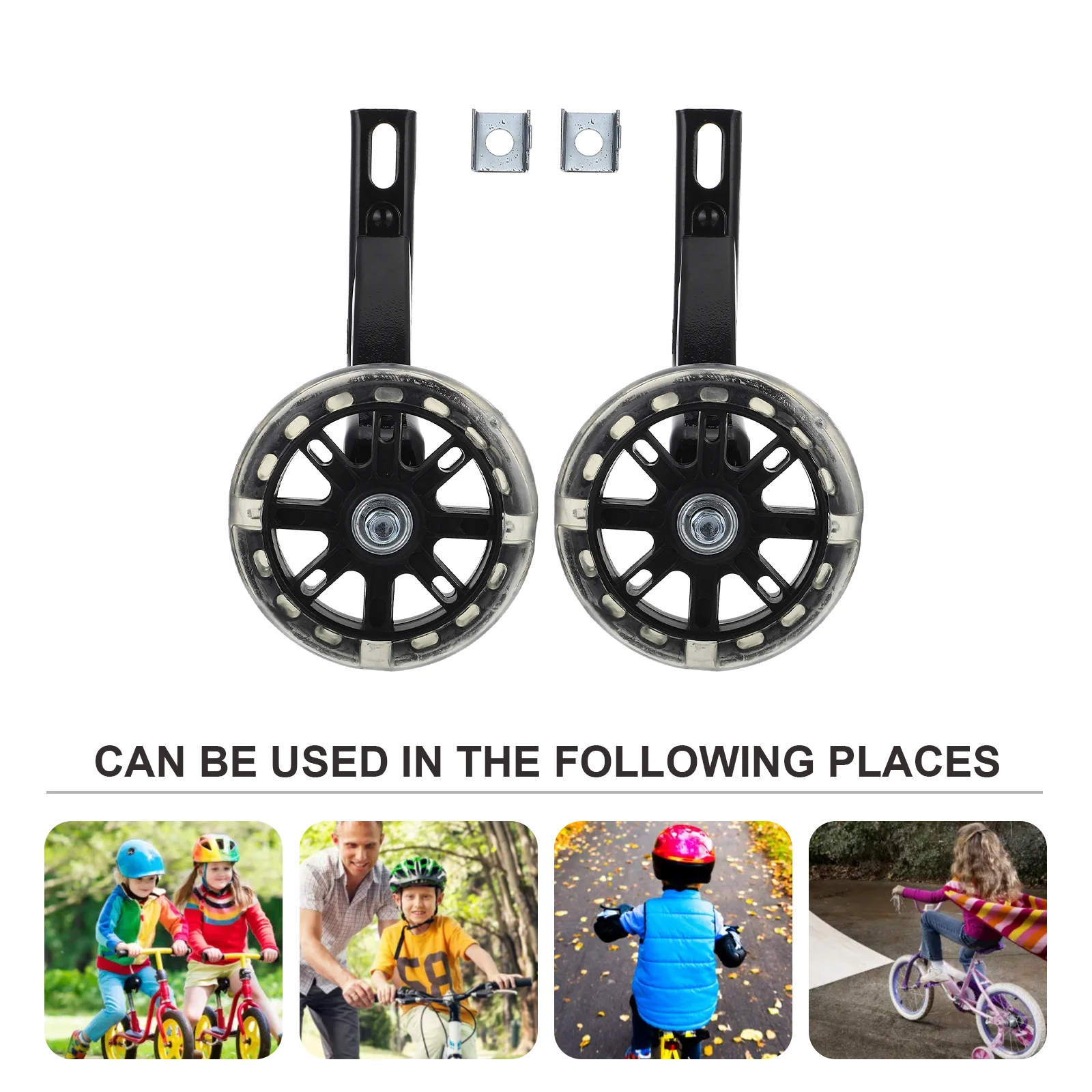 Training Wheel Bicycle Wheels Toddler Kids Bike Wheelies Carbon Steel Bracket Bikes Children Balance