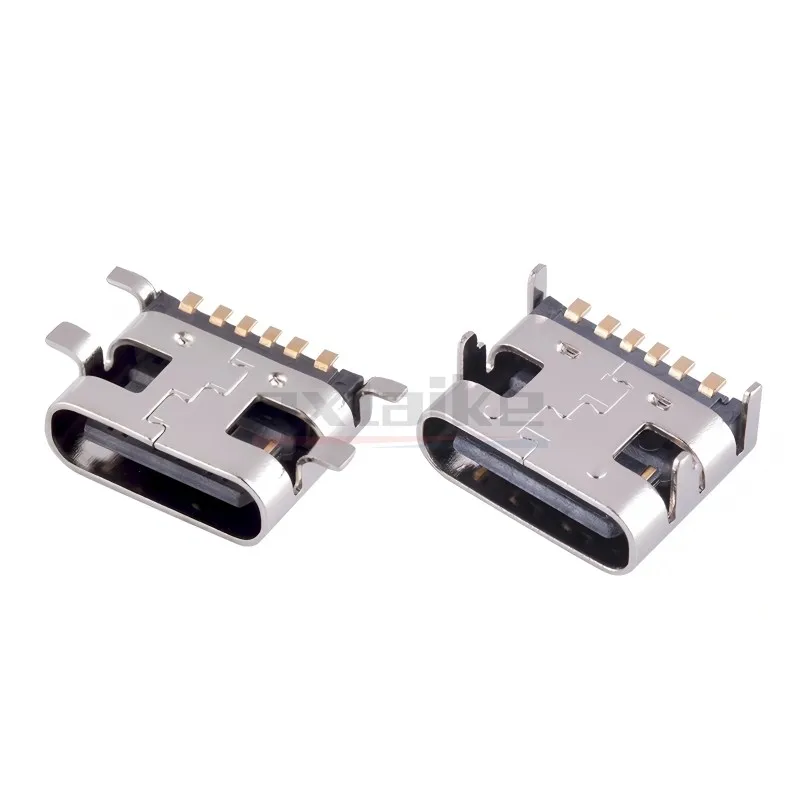 10/20/50PCS Type-c 6Pin 16Pin USB-C Connector Female Jack Charging Port Data Transmission SMD USB 3.1 Socket SMT PCB Soldering