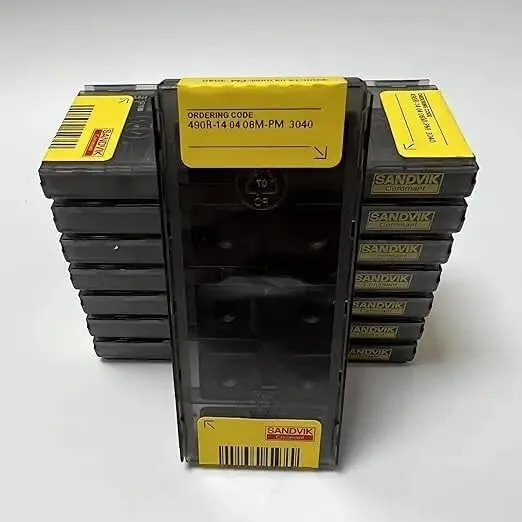 

Оригинальный SANDVIK/490R-140408M-PM 3040, лезвие из твердого сплава с ЧПУ, 10 шт.