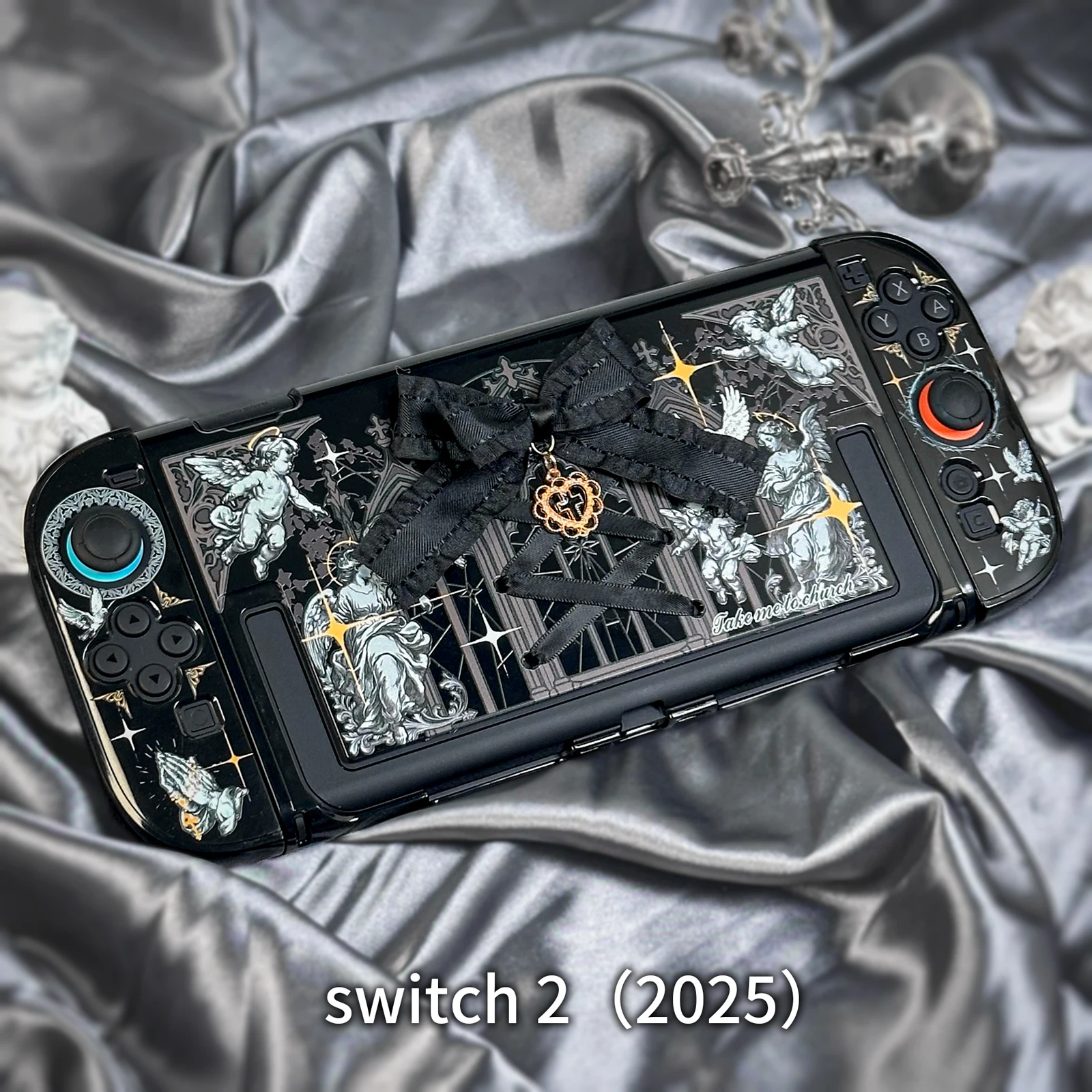 Protective Case for Nintendo Switch / OLED / Lite / Switch 2 / Stam Deck- Hard Shell with Gothic Cathedral Architectural Details view 2