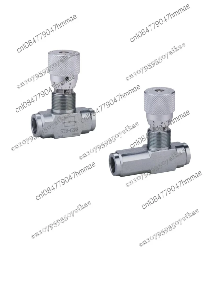 High-pressure-resistant flow adjustment STB hydraulic throttle STU one-way throttle valve cylinder speed regulating valve