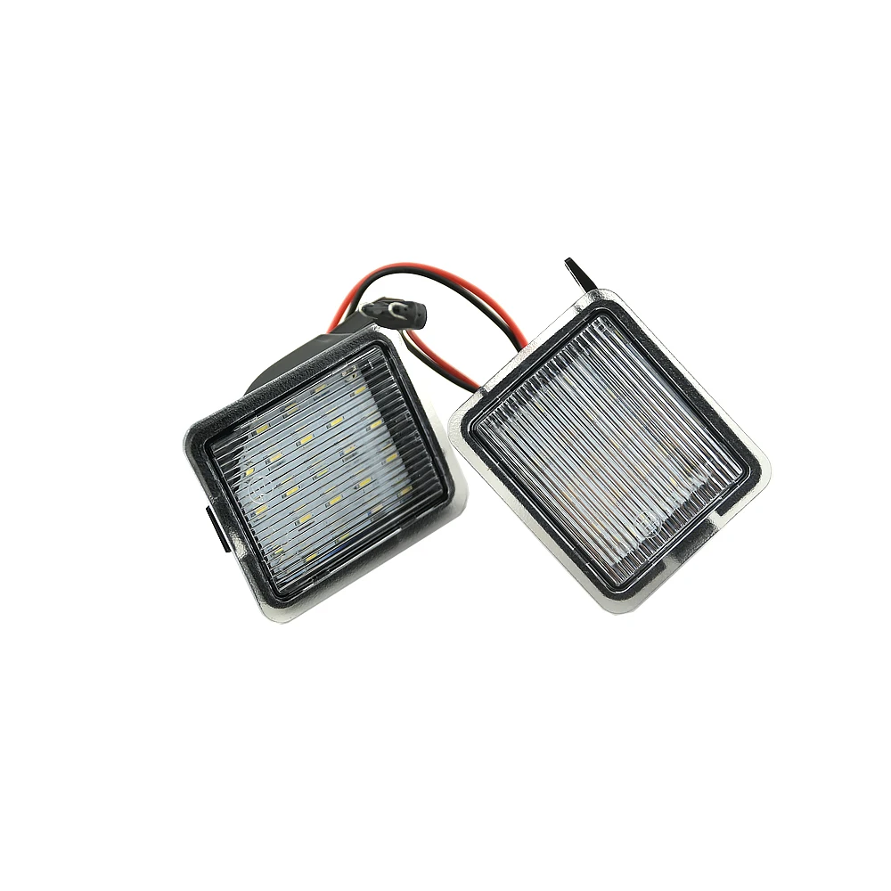 2Pcs LED Side Mirror Puddle Lights for Ford Focus C-Max Kuga Escape Mondeo IV - Easy Fit Car Courtesy Lamps Vehicle Lighting