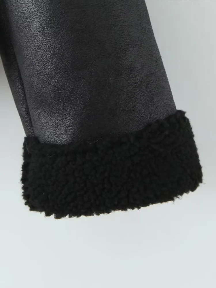 النمط الأوروبي والأمريكي 2025 الخريف والشتاء منتجات جديدة سترة نسائية متعددة الاستخدامات ذات طية صدر السترة قصيرة الأكمام