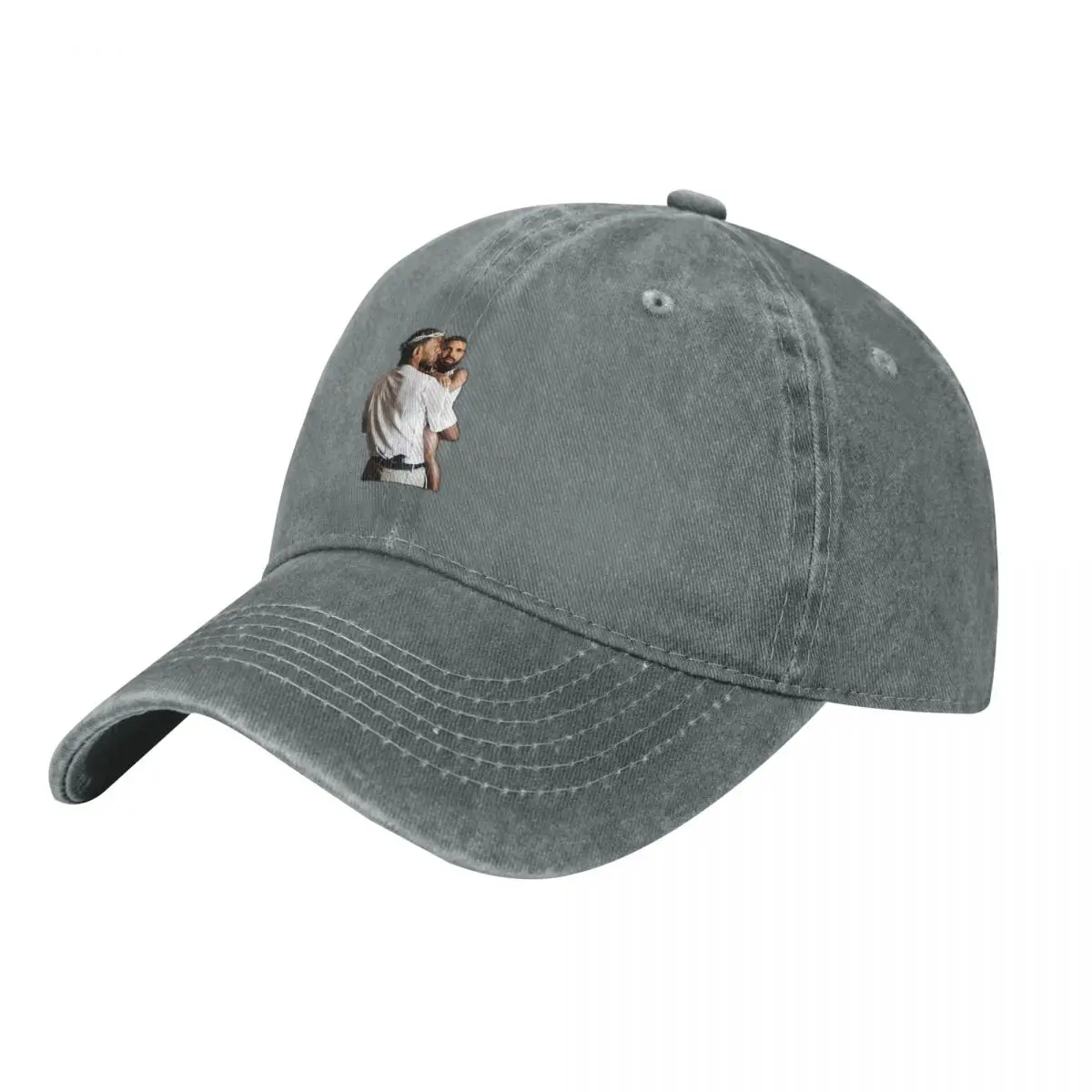 Washed Men's Baseball Cap Kendrick Lamar Holding Baby Drake Essential Trucker Snapback Caps Dad Hat kendrick lamar Golf Hats