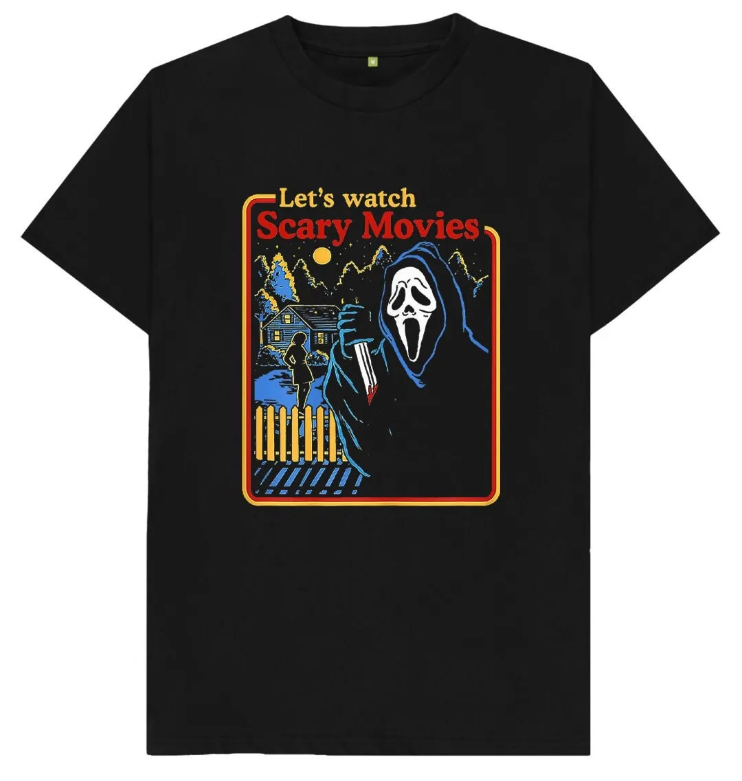 Let's Watch Scary Movies Halloween Horror Movie Inspired T-shirt