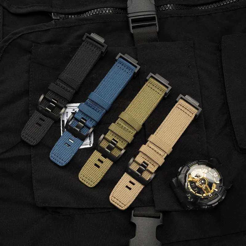 Neues Nylonarmband für Casio G-Shock GA-100/110/120/140/200/400/700 800 GD-100/110/120 G-8900 GLS-100 Uhrenarmband
