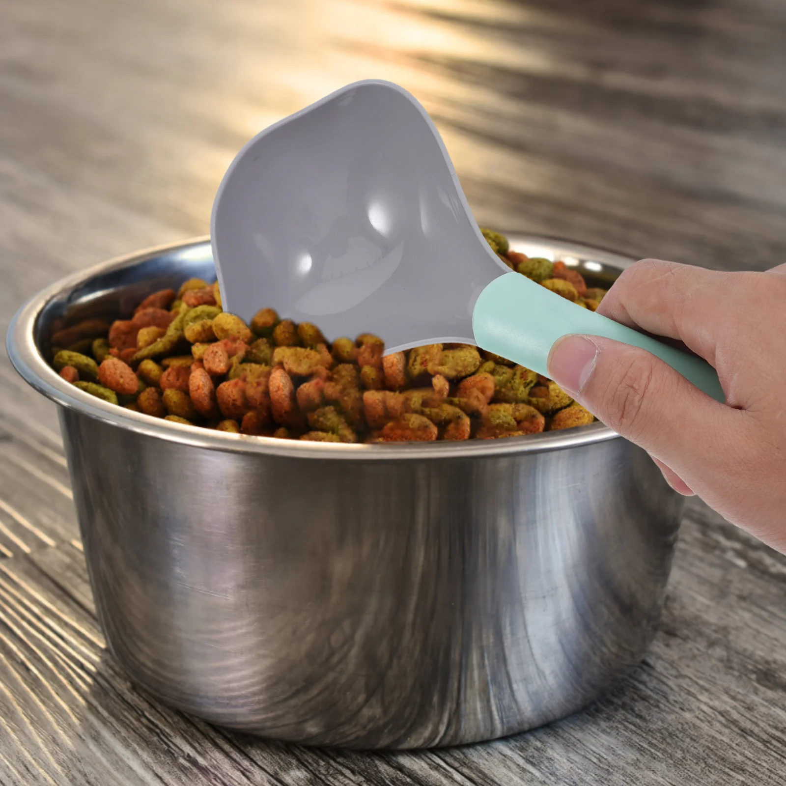 

Dog Food Scoop Measuring Cup Spoon for Cat Dog Pet Feeding Easy Clean Reusable ABS Material Ergonomic Design PortableSpoons