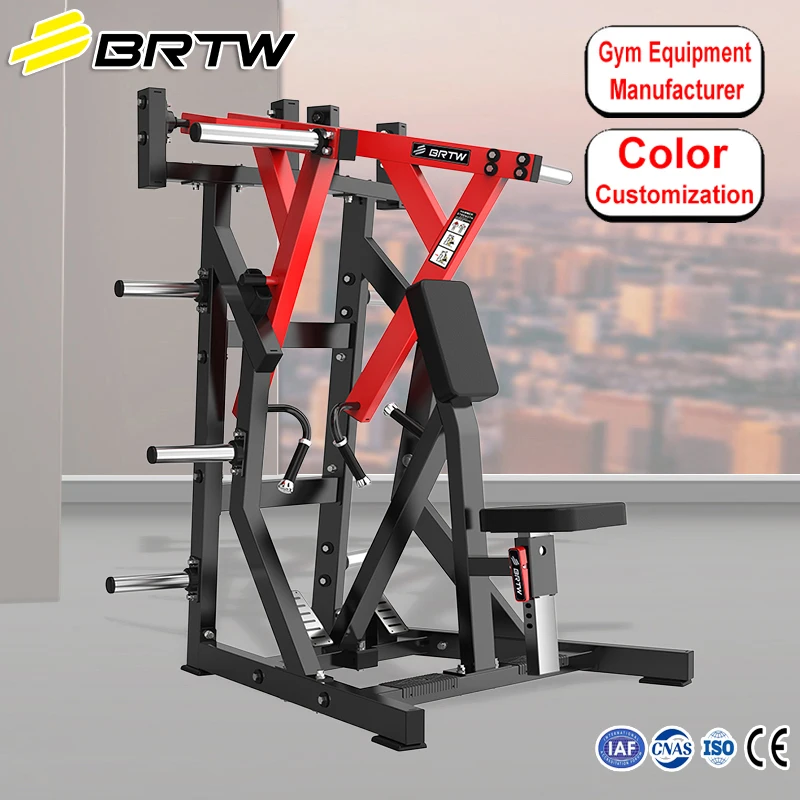 Gym Equipment Plate Loaded Machines Low Row Extreme Row Machine Chest Back Arms Shoulders Trainer