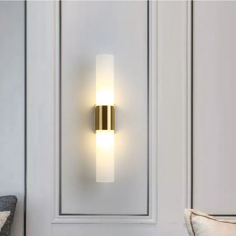 

Nordic Luxury Wall Lamp LED Lighting for Bedroom Living Room Hallway Bathroom - Modern Minimalist Decorative Mirror Wall Light