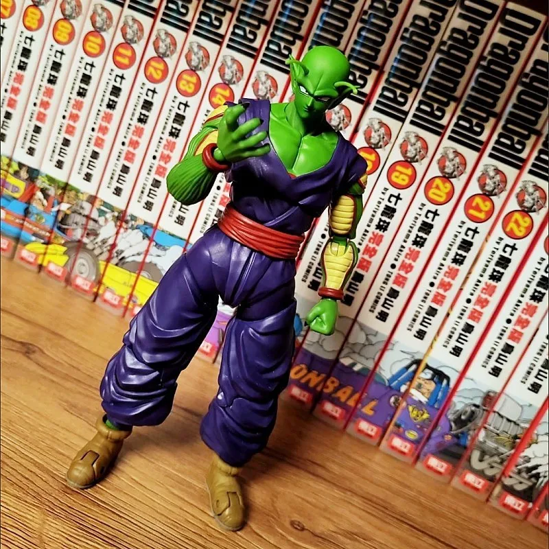 Bandai Originele Shfiguarts Dragon Ball Z Piccolo Met Cape Super Hero Action Figure Pvc Anime Figurine Collection Model Speelgoed Cadeau