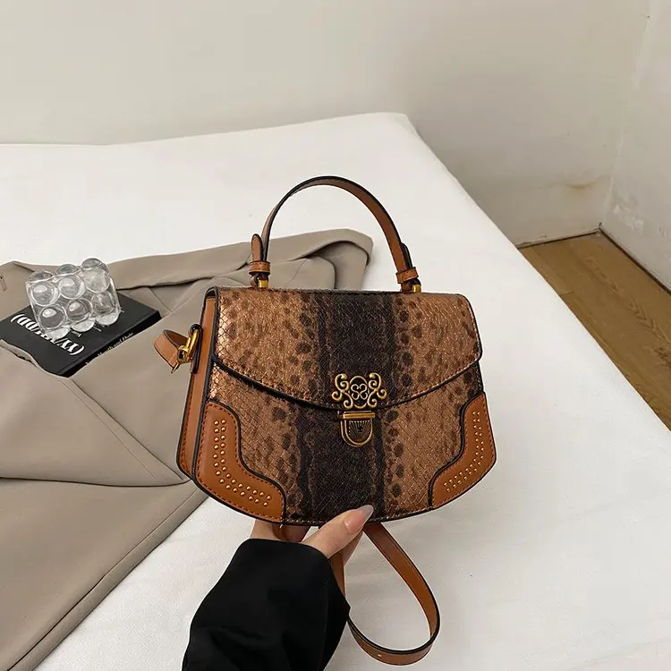 Trendy Elegant Leather Diaper Bags For Ladies Minimalist High-End Shoulder Bag Large Capacity Simple Tote Bag Vintage Fashion