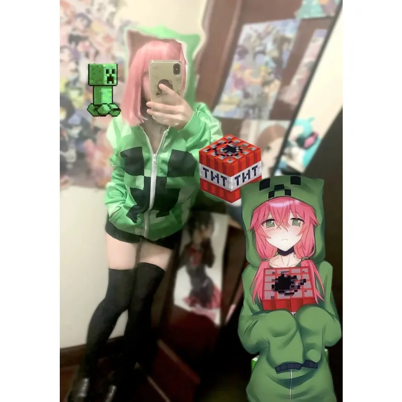 أزياء تنكرية للعبة معطف أخضر ملابس لطيفة ملابس نسائية بدلات يومية ملابس للعطلات معاطف الهالوين فستان حفلات الكرنفال